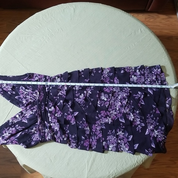 Adrianna Papell Ruffled Floral Dress - Picture 14 of 15